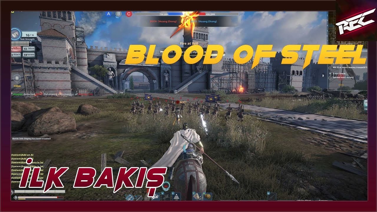 Blood of Steel Canlı İlk Bakış (First Look) - RecLast