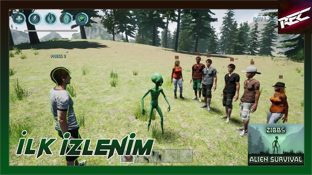 Zibbs - Alien Survival Canlı İlk İzlenim (First Look) - RecLast