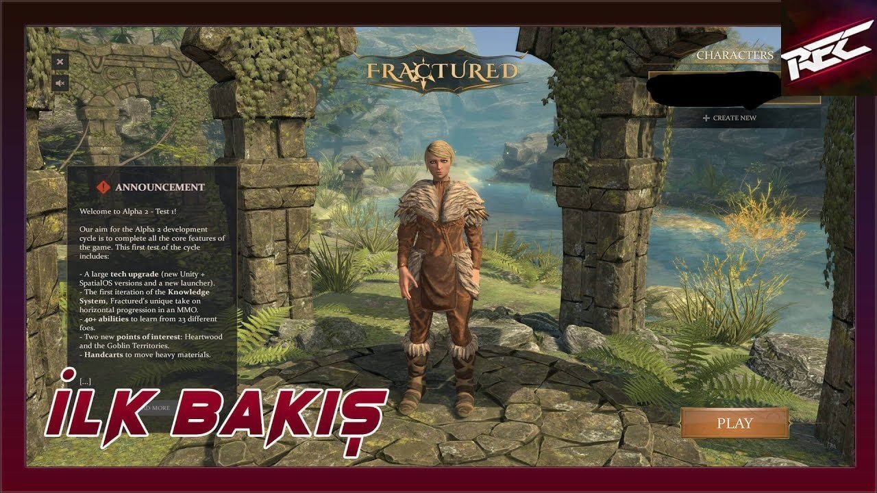 Fractured Canlı İlk Bakış (First Look) - RecLast