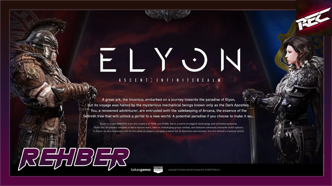 Elyon Online Oynanır mı? (Sorular / Cevaplar) [P2w, Classlar, Content]