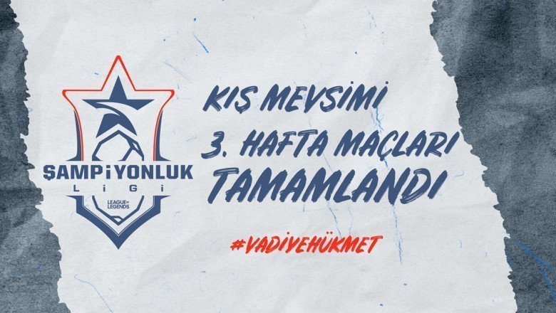 League of Legends'da Şampiyonluk Ligi’nde 3. hafta geride kaldı