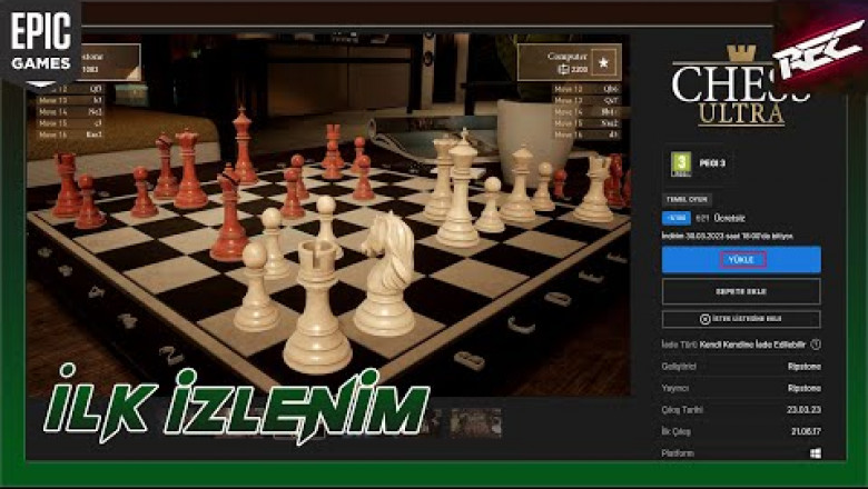 Chess Ultra Canlı İlk İzlenim (First Look) [Epic Free] - RecLast
