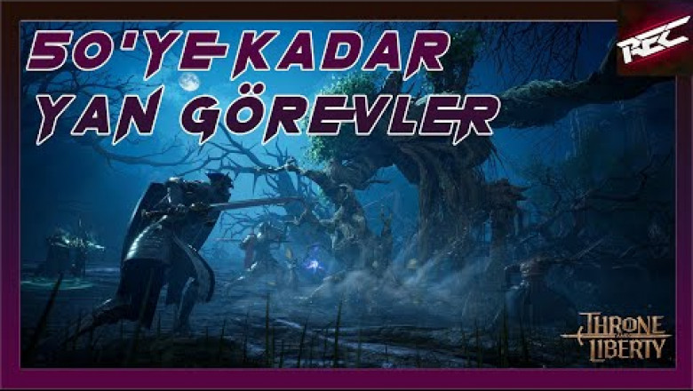 Throne and Liberty Canlı Oynanış (Gameplay 33) [50 ye kadar Yan Görev] - RecLast