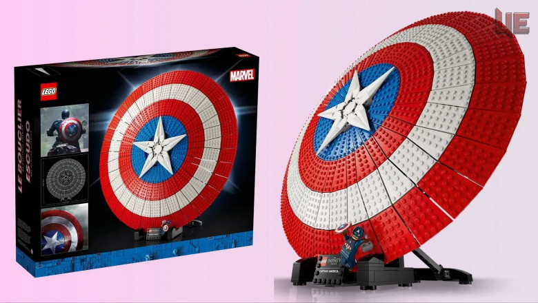 Emekli Captain America Kalkanı Lego Seti Amazon'da Büyük İndirimde