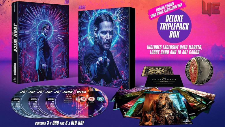 John Wick Blu-Ray Box Setleri Ucuz - Ballerina'dan Önce Ana Filmleri Tekrar İzleyin