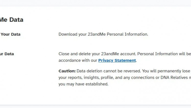 23andMe Verilerinizi Nasıl Silersiniz?