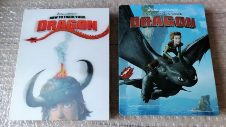 Ejderha Nasıl Eğitilir Çelik Kitap Sürümü ile Koleksiyonluk Madalyonu