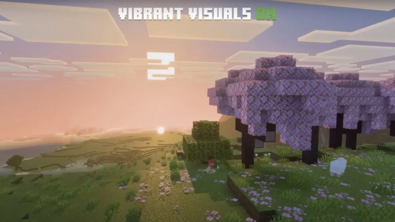 Minecraft 'Vibrant Visuals' ve 'Chase The Skies' ile Büyük Güncellemeler Alıyor